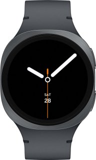 De Samsung Galaxy Watch8 LTE 40mm Grafiet in één oogopslag