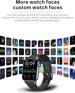 SAMTECH Smartwatch Donkerblauw Heren & Dames
