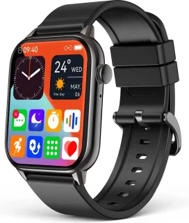 SAMTECH Smartwatch Horloge - Unisex - Zwart