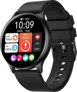 SAMTECH Smartwatch Horloge - Unisex - Zwart