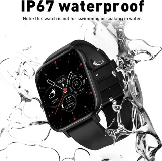 SAMTECH Smartwatch Horloge - Unisex - Zwart
