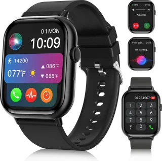 SAMTECH Smartwatch Pro - Unisex Horloge - Zwart