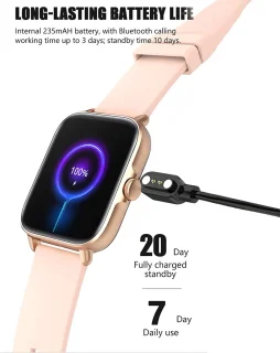 SAMTECH Smartwatch Roze voor Heren & Dames