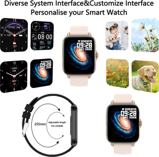 SAMTECH Smartwatch Roze voor Heren & Dames