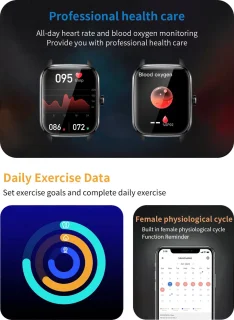 SAMTECH Smartwatch Ultra Thin Pro Grijs