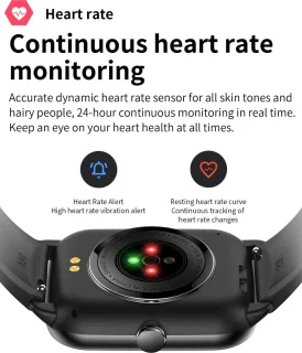 SAMTECH Smartwatch Ultra Thin Pro Grijs