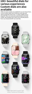 SAMTECH Smartwatch Ultra Thin Pro Grijs