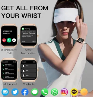 SAMTECH Smartwatch Ultra Thin Pro Rose Goud
