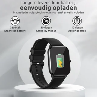 SAMTECH Smartwatch Ultra Thin Pro Serie 5 Zwart