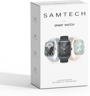 SAMTECH Smartwatch Ultra Thin Pro Zwart
