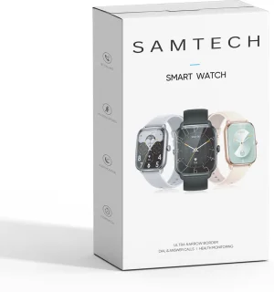 SAMTECH Smartwatch Ultra Thin Pro Zwart
