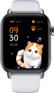 SAMTECH Smartwatch Zwart Wit - Unisex Horloge