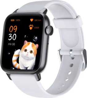 SAMTECH Smartwatch Zwart Wit - Unisex Horloge