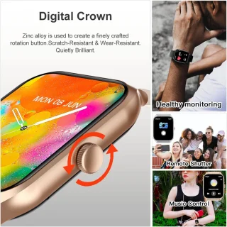 SAMTECH Ultra Pro Series 9 Smartwatch Rose Goud