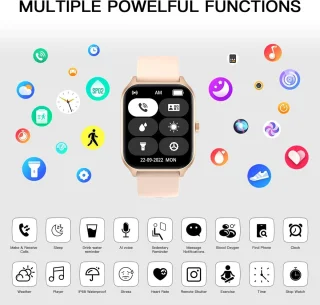SAMTECH Ultra Pro Series 9 Smartwatch Rose Goud