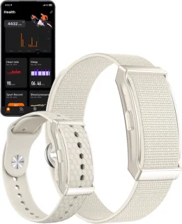 Shrivasta Activity Tracker Plus Armband – Unisex Zilver/Champagne