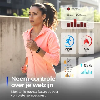 Shrivasta Activity Tracker Sporthorloge Dames & Heren