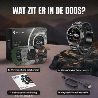 Siltcon Vortex GPS Smartwatch - Unisex Sporthorloge