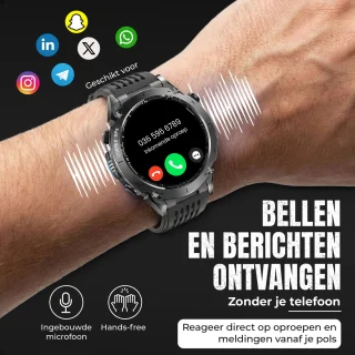 Siltcon Vortex GPS Smartwatch - Unisex Sporthorloge