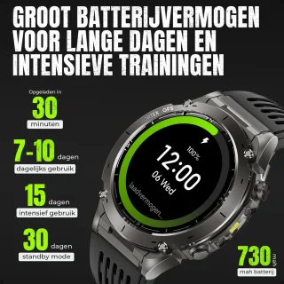 Siltcon Vortex GPS Smartwatch - Unisex Sporthorloge