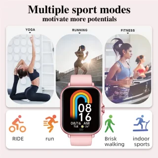 Sjika Smartwatch Zwart