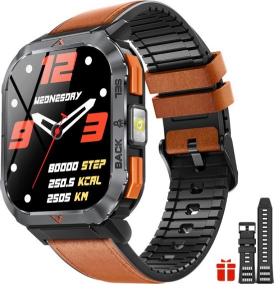 Slimme Horloge Mannen 2,02 inch Sporthorloge 2025