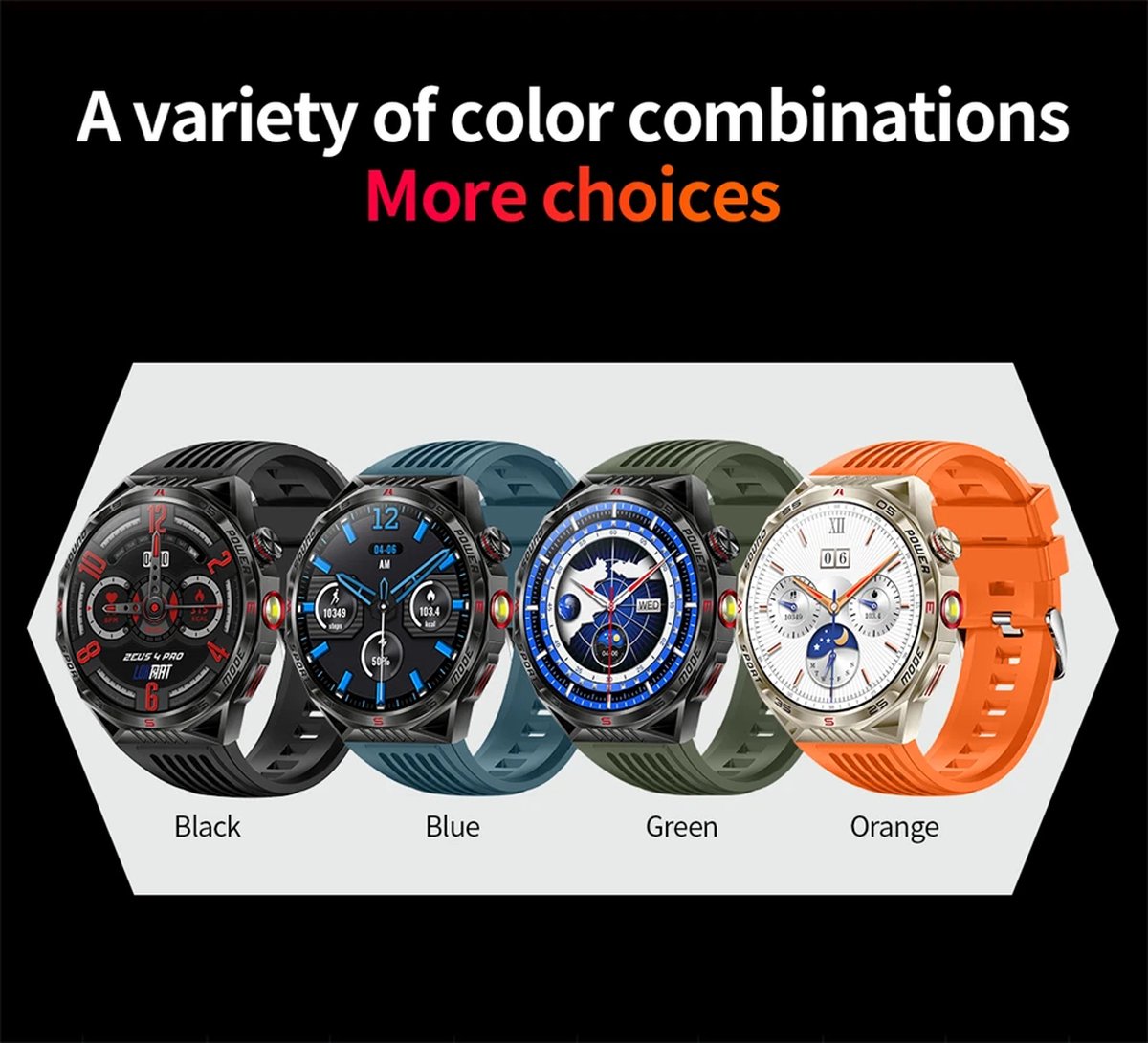Smartwatch 1,85 Inch HD GPS Outdoor voor Mannen