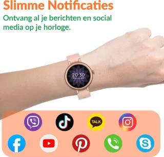 Smartwatch Dames Rose Goud SR02 40mm Small