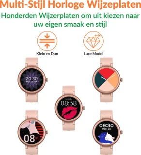 Smartwatch Dames Rose Goud SR02 40mm Small