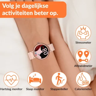 Smartwatch Dames Rose Goud SR02 40mm Small