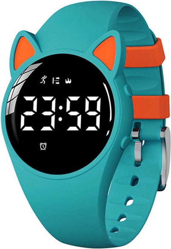 Smartwatch Kat Turquoise voor Kinderen