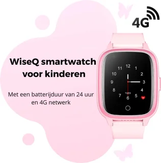 Smartwatch Kids GPS 4G Meisje Waterdicht SOS