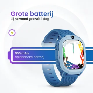 Smartwatch Kind 4G GPS Horloge Inclusief Simkaart