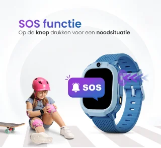 Smartwatch Kind 4G GPS Horloge Inclusief Simkaart