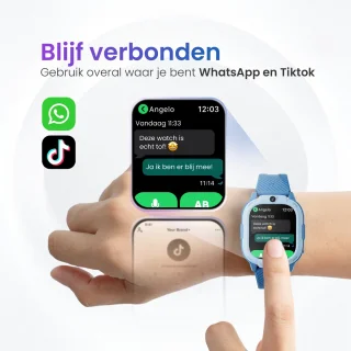Smartwatch Kind 4G GPS Horloge Inclusief Simkaart