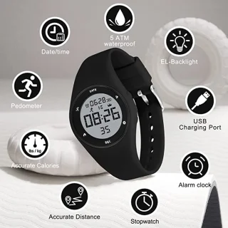 Smartwatch Kinderen Zwart
