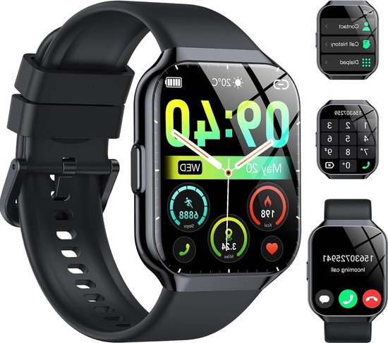 Smartwatch Sporthorloge Dames Heren 1.96 Inch IP68