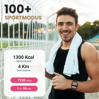 SmartWatch-Trends Outdoor Smartwatch Zwart