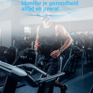 SmartWatch-Trends S205L Smartwatch Zwart