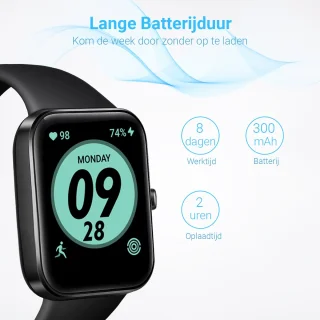 SmartWatch-Trends S205L Smartwatch Zwart