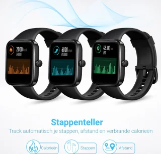 SmartWatch-Trends S205L Smartwatch Zwart