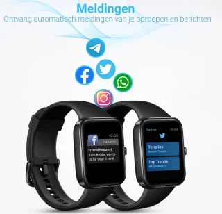 SmartWatch-Trends S205L Smartwatch Zwart