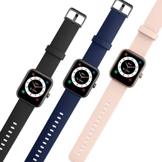 Smartwatch Zwart voor Dames, Heren en Kinderen - Compatibel met Android en iOS