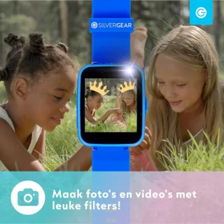 Soundlogic Kinder Smartwatch Blauw met Camera en Touchscreen