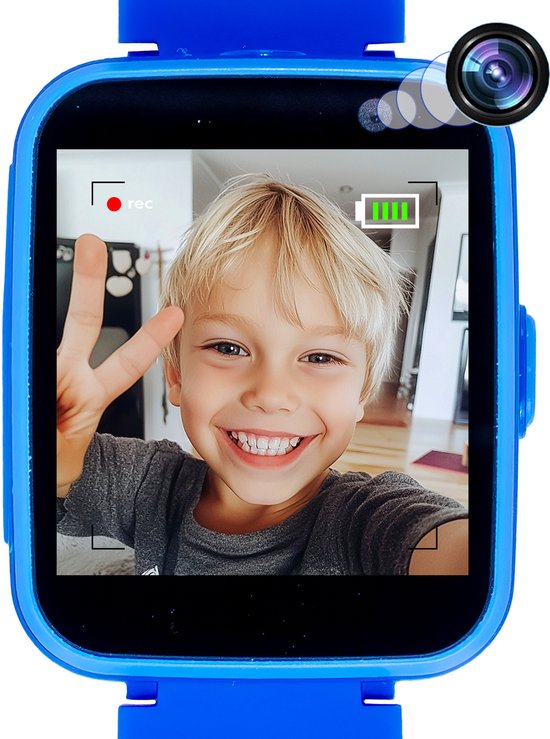 Soundlogic Kinder Smartwatch Blauw — Speels leren met een stevige kinder-smartwatch
