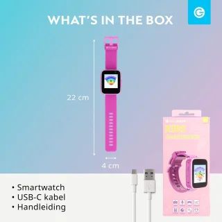 Soundlogic Kinder Smartwatch Roze met Camera en SD-kaart