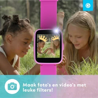 Soundlogic Kinder Smartwatch Roze met Camera en SD-kaart