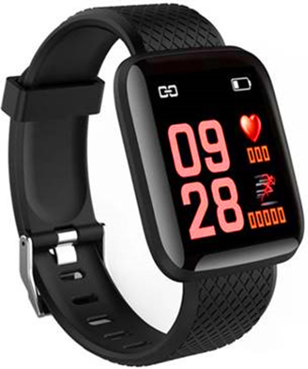 Soundlogic Smartwatch Android Bluetooth Zwart