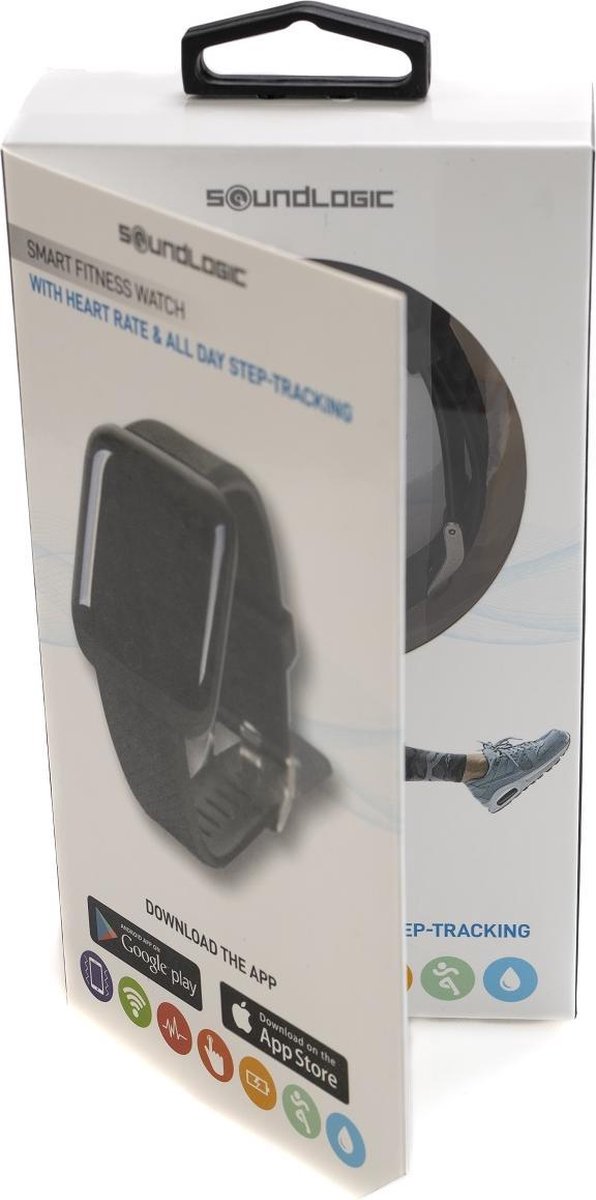 Soundlogic Smartwatch Android Bluetooth Zwart
