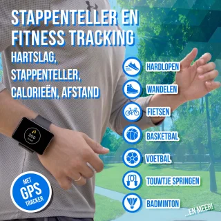 Soundlogic XL Smartwatch 16GB Zilver voor Dames & Heren